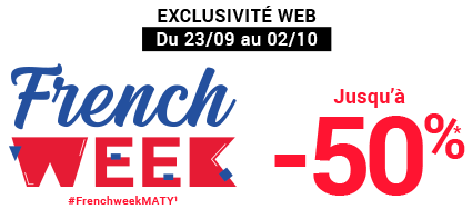 Exclusivité Web Franch Week jusqu'à -50%